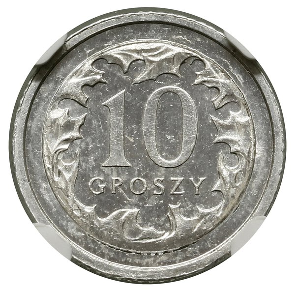 10 groszy, 2006, Warszawa; bez napisu PRÓBA; Par
