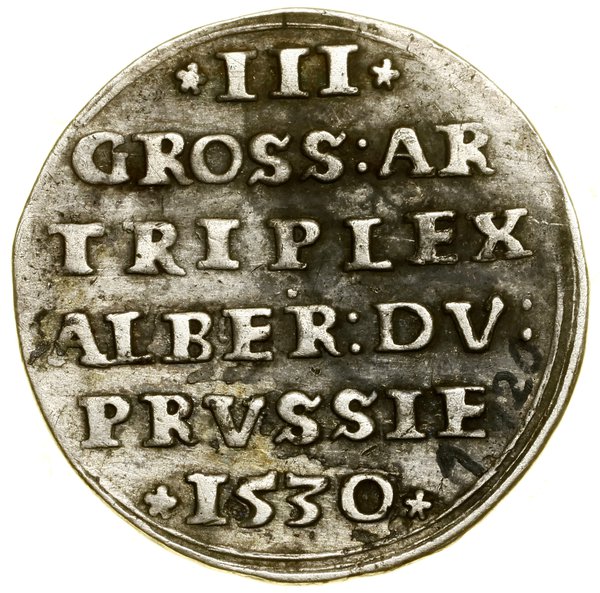 Trojak, 1530, Królewiec; wokoło księcia w legend