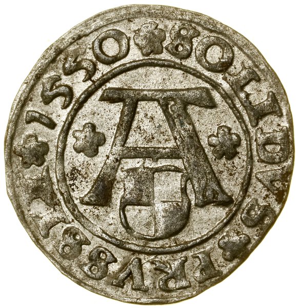 Szeląg, 1550, Królewiec; Kop. 3761 (R), Slg Mari