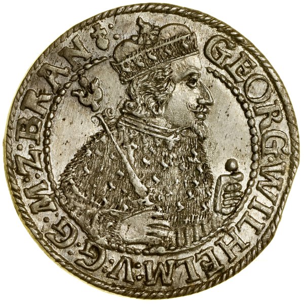 Ort, 1622, Królewiec; popiersie w płaszczu elekt