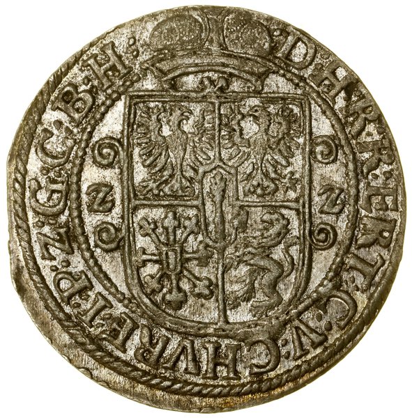 Ort, 1622, Królewiec; popiersie w płaszczu elekt