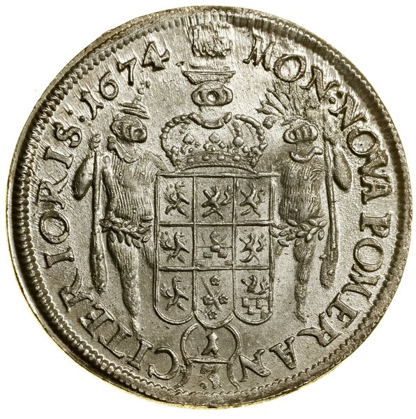 1/3 talara (1/2 guldena), 1674, Szczecin