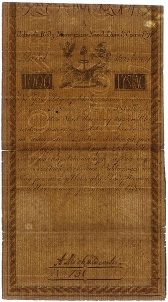 1.000 złotych polskich, 8.06.1794