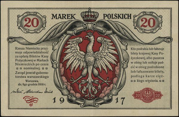 20 marek polskich, 9.12.1916