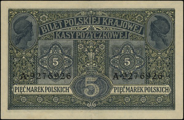 5 marek polskich, 9.12.1916; Generał, „biletów”,