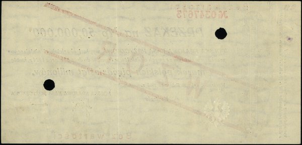 50.000.000 marek polskich, 20.11.1923