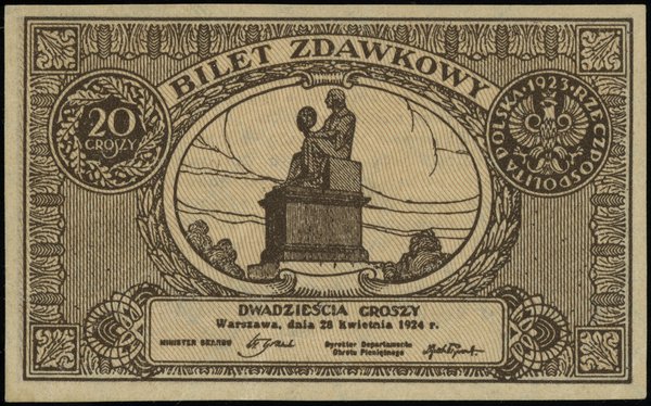20 groszy, 28.04.1924