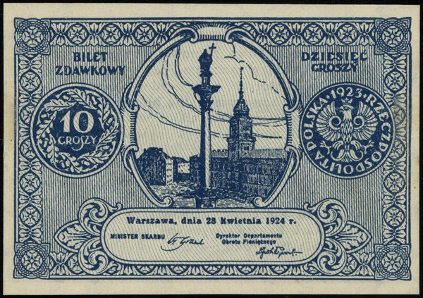 Zestaw: 10, 20 i 50 groszy, 28.04.1924