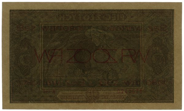 5 złotych, 25.10.1926; seria A, numeracja 024567