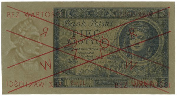 5 złotych, 2.01.1930