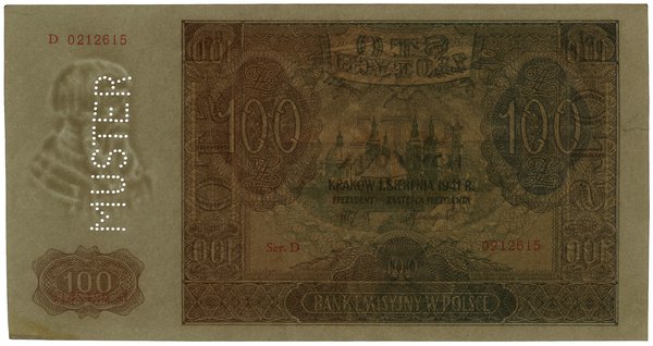 100 złotych, 1.08.1941