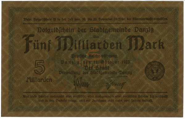 5.000.000.000 marek, 11.10.1923
