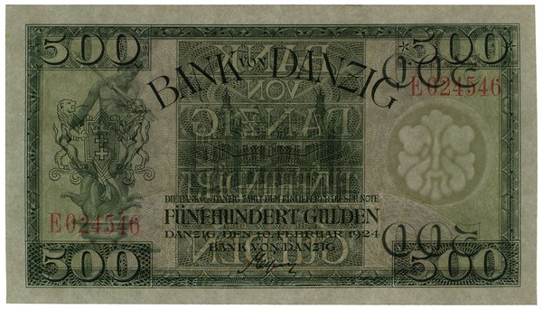 500 guldenów, 10.02.1924
