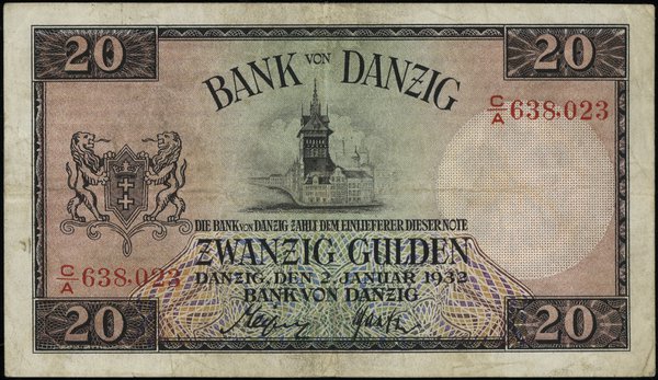 20 guldenów, 2.01.1932