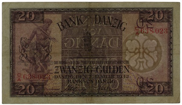 20 guldenów, 2.01.1932