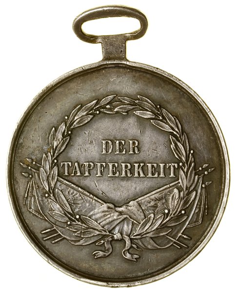 Srebrny Medal Za Dzielność (Der Tapferkeit) I Klasy, 1859–1866