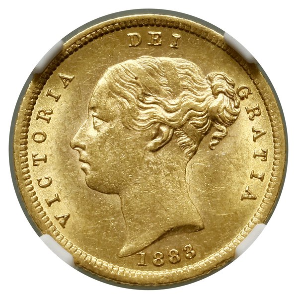 1/2 funta (1/2 sovereign), 1883 S, Sydney