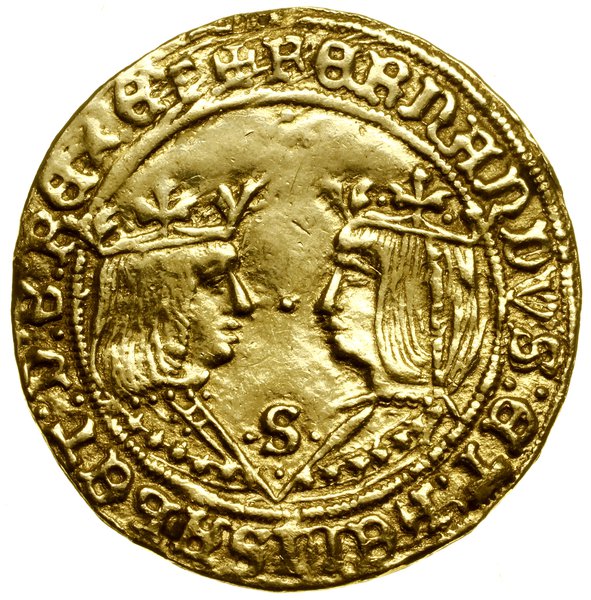 Doble excelente (dwudukat), bez daty (ok. 1497), Sewilla