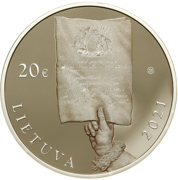 20 euro, 2021, Wilno