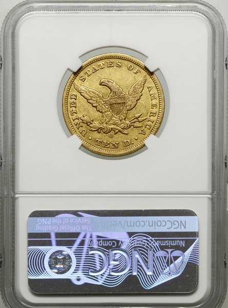 10 dolarów, 1856 O, Nowy Orlean; typ Liberty Hea