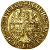 Salut d’or, (1423), Rouen; Aw: Dwie tarcze herbowe (francuska i angielska), w tle Matka Boża  i ar..