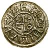 Denar, (1002–1009), Nabburg, mincerz Ag; Aw: Krzyż grecki, w kątach pierścień, trójkąt,  trzy kulk..