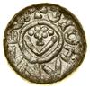 Denar, (1097–1107), Wrocław; Aw: Monogram SI, BOLEXLAVS (wstecznie); Rw: Schematyczna  głowa z per..