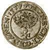 Szeląg, 1539, Gdańsk; data zapisana dużymi cyframi, w legendzie awersu POLON, znak inicjalny na re..