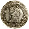 Frank, 1582 F, Angers; Ciani 1427, Duplessy 1130, Kop. 10431 (R3); srebro, 13.87 g; pomimo niewiel..