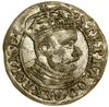 Grosz, 1582, Olkusz; Aw: Głowa króla w prawo, w 
