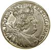 Ort, 1756 EC, Lipsk; typ portretowy z dużą głową władcy, korony po obu stronach żeberkowane,  z po..