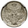 15 kopiejek = 1 złoty, 1838/6 НГ, Petersburg; inicjały НГ pochylone, data przebita z rocznika 1836..