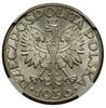 5 złotych, 1936, Warszawa; Żaglowiec; Kop. 2962 (R), Parchimowicz 119; piękna moneta w pudełku  NG..