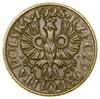1 grosz, 1925, Warszawa; pod napisem GROSZ data 21/V, moneta próbna wybita w ilości 1.000 sztuk z ..