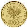 Zestaw 4 monet: 10.000 zł, 5.000 zł, 2.000 zł oraz 1.000 zł, 1987, Warszawa; Jan Paweł II – półpos..