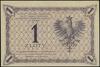 1 złoty, 28.02.1919; seria 9 B, numeracja 099572; Lucow 562 (R4) – ale nie notuje tej serii, Miłcz..