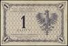 1 złoty, 28.02.1919; seria 31 I, numeracja 047908; Lucow 563 (R3), Miłczak 47b; nieświeży prawy gó..