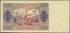 Próba kolorystyczna banknotu 100 złotych, 1.07.1948; bez oznaczenia serii i numeracji, dwustronna ..