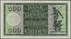 500 guldenów, 10.02.1924; seria E, numeracja 024546; Jabłoński 3786, Miłczak G45, Ros. 836;  zanie..
