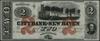 Blankiet banknotu 2 dolarów, z datą 1.07.1865, New Haven; bez numeracji, podpisów i stempli; Haxby..