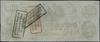 100 dolarów, 24.11.1862, Richmond; seria Y, numeracja 50756, papier ze znakiem wodnym CSA,  na odw..