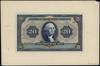 banknot testowy 20 Units, (ok 1920); z portretem Jerzego Waszyngtona, bez daty, serii i numeracji,..