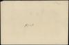 banknot testowy 20 Units, (ok 1920); z portretem Jerzego Waszyngtona, bez daty, serii i numeracji,..