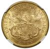 20 dolarów, 1876, Filadelfia; typ Liberty Head, z motto na rewersie i TWENTY D; Fr. 174, KM 74.2; ..