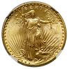 20 dolarów, 1910, Filadelfia; typ Saint Gaudens; Fr. 185, KM 131; złoto, ok. 33.44 g; piękna monet..