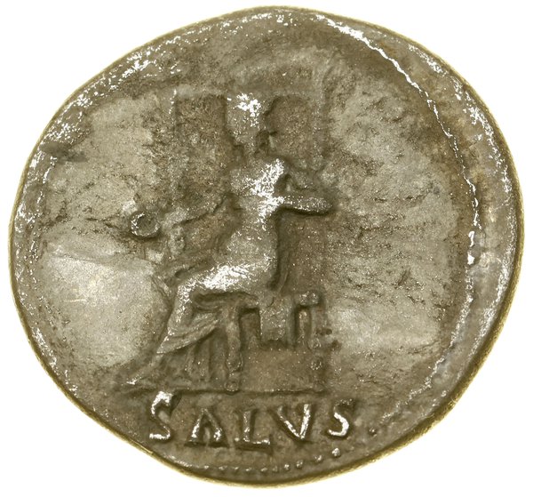 Denar, (65–66), Rzym; Aw: Głowa cesarza w prawo,