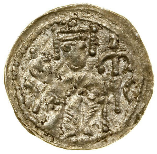 Denar, (1157–1166); Aw: Cesarz Fryderyk Barbaros