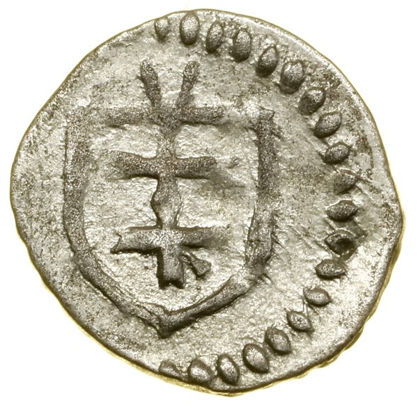 Denar koronny, (od 1404), Wschowa; Aw: Orzeł; Rw