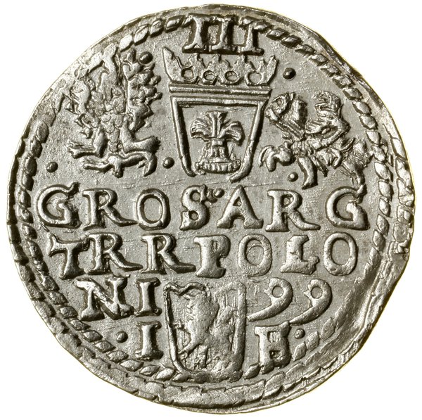 Trojak, 1599, Olkusz; D G - R POLO M D L w legen