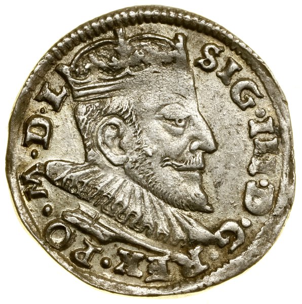 Trojak, 1592, Wilno; w legendzie awersu SIG III;